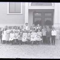 Negative, glass plate