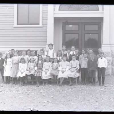 Negative, glass plate