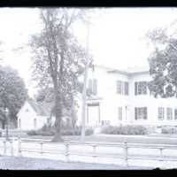 Negative, glass plate