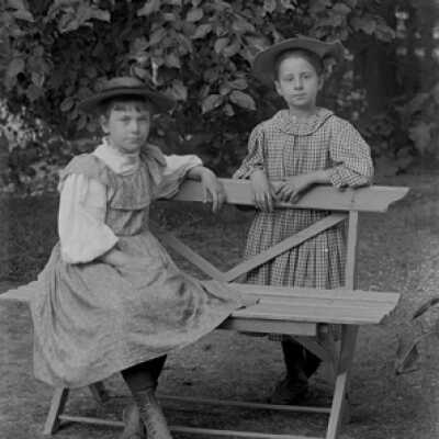 Negative, glass plate
