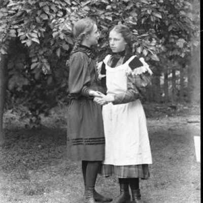 Negative, glass plate