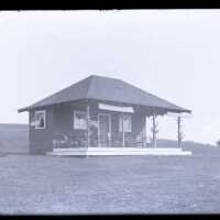 Negative, glass plate
