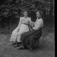Negative, glass plate
