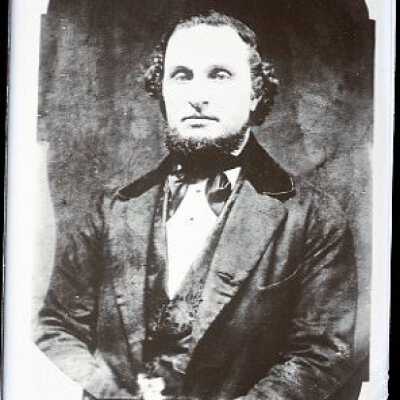 Negative, glass plate