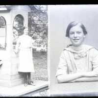 Negative, glass plate