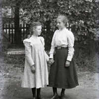 Negative, glass plate