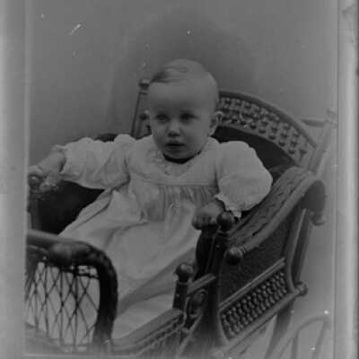 Negative, glass plate