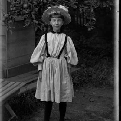 Negative, glass plate
