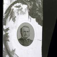 Negative, glass plate