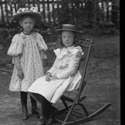 Negative, glass plate