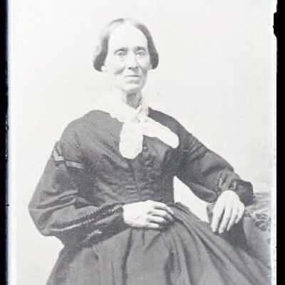 Negative, glass plate