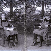 Negative, glass plate