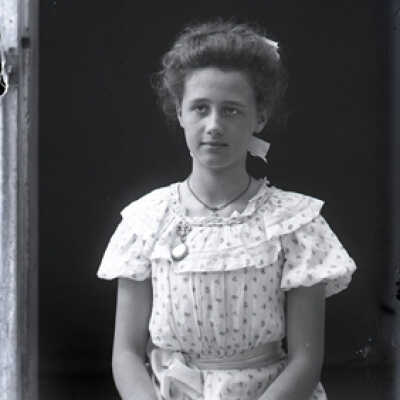Negative, glass plate