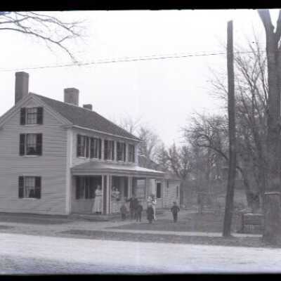 Negative, glass plate