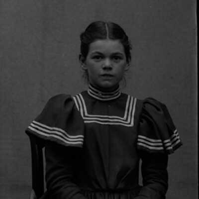 Negative, glass plate