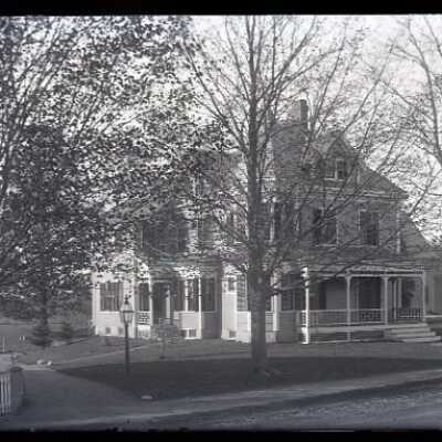 Negative, glass plate
