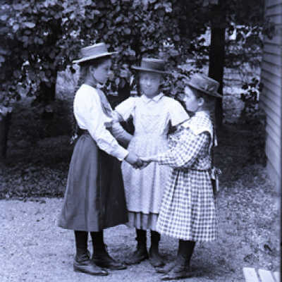 Negative, glass plate