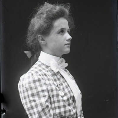 Negative, glass plate