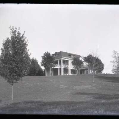 Negative, glass plate