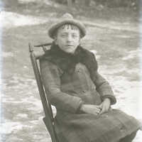 Negative, glass plate