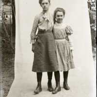 Negative, glass plate