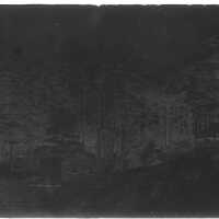 Negative, glass plate