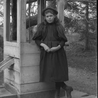 Negative, glass plate