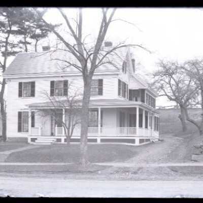 Negative, glass plate