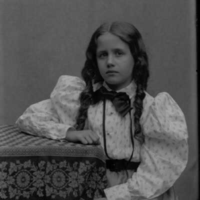 Negative, glass plate