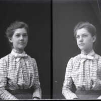 Negative, glass plate