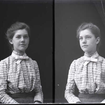 Negative, glass plate