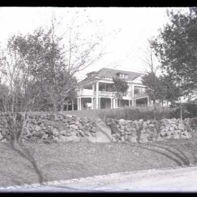 Negative, glass plate