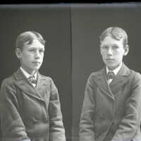 Negative, glass plate