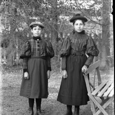 Negative, glass plate