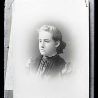 Negative, glass plate