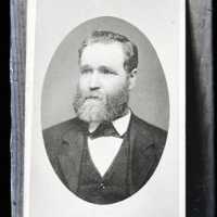Negative, glass plate