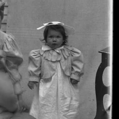 Negative, glass plate