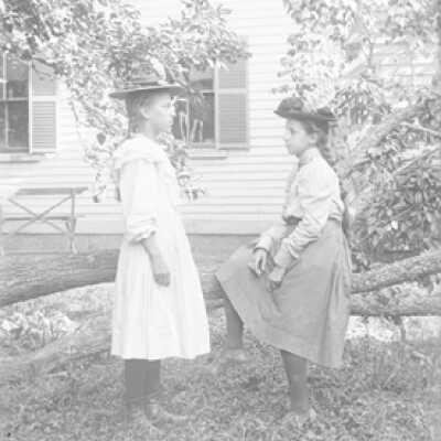 Negative, glass plate