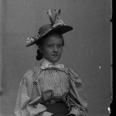 Negative, glass plate