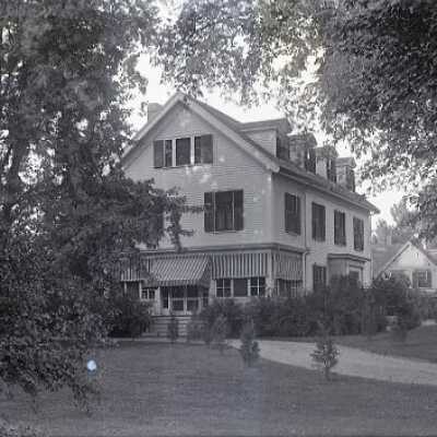 Negative, glass plate