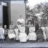 Negative, glass plate