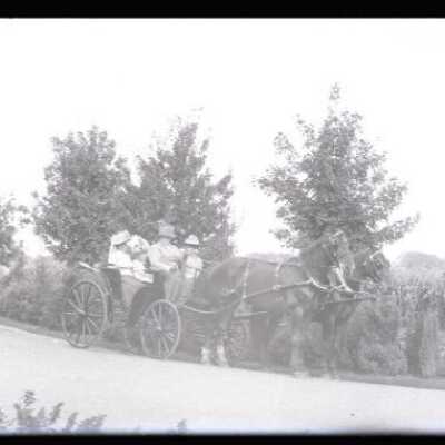 Negative, glass plate