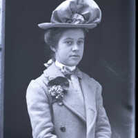 Negative, glass plate