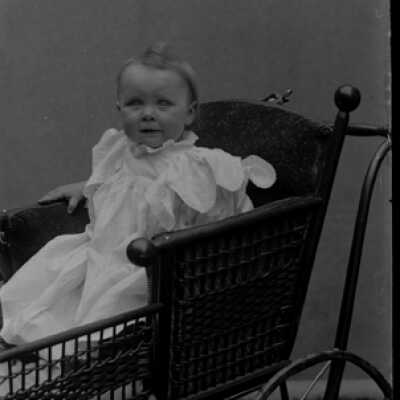 Negative, glass plate