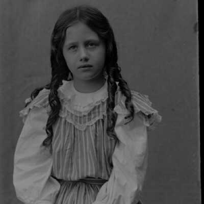 Negative, glass plate