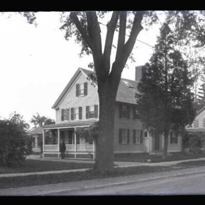 Negative, glass plate