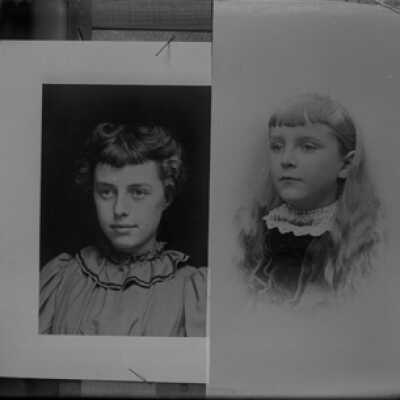 Negative, glass plate