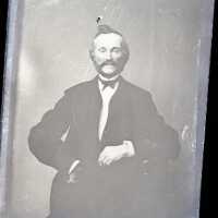 Negative, glass plate