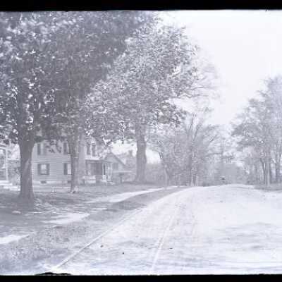 Negative, glass plate