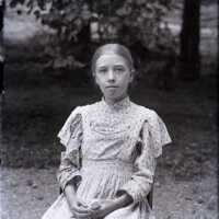 Negative, glass plate